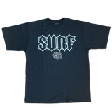 surf logo tshirt - black
