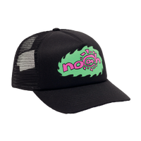noah x adwysd -  black/green/pink trucker cap