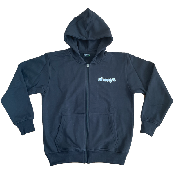 always up black zip up hoodie – always do what you should do always up black zip up hoodie – always do what you should do