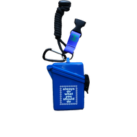 blue lanyard case