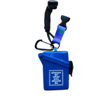 blue lanyard case