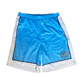 always court short - baby blue / white