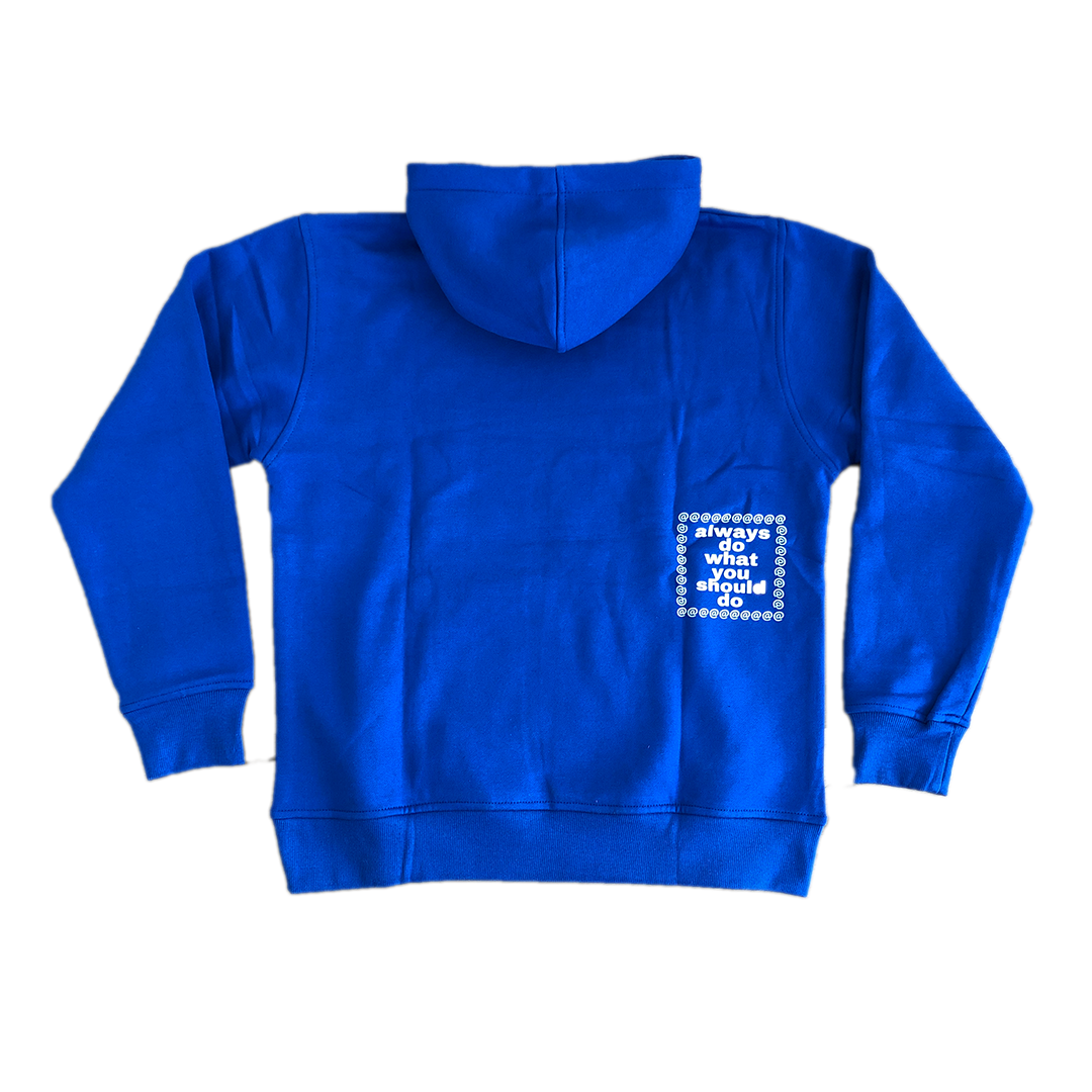 3116 hoodie - royal blue – always do what you should do