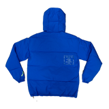 unisex royal blue puffa jacket