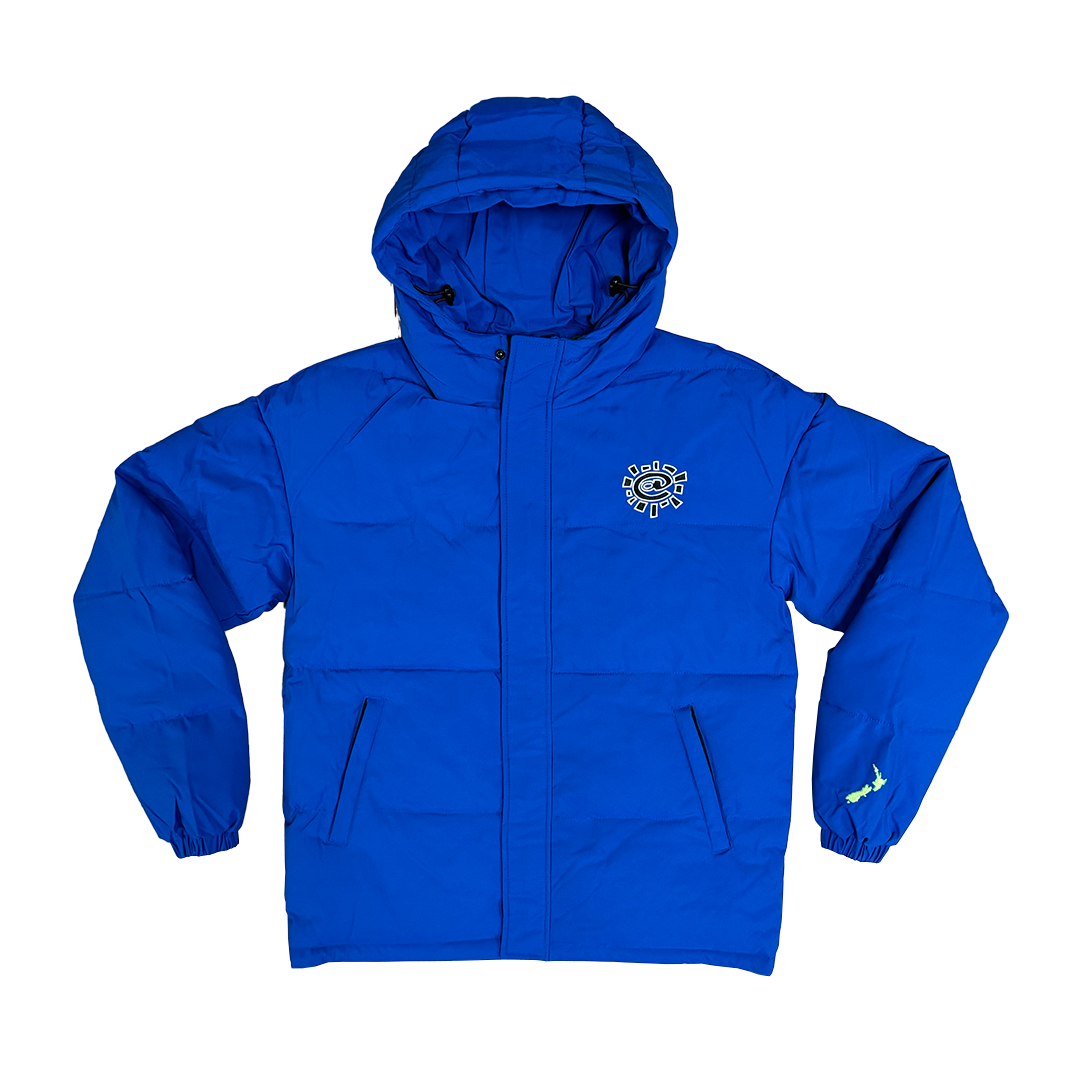 unisex royal blue puffa jacket – always do what you should do