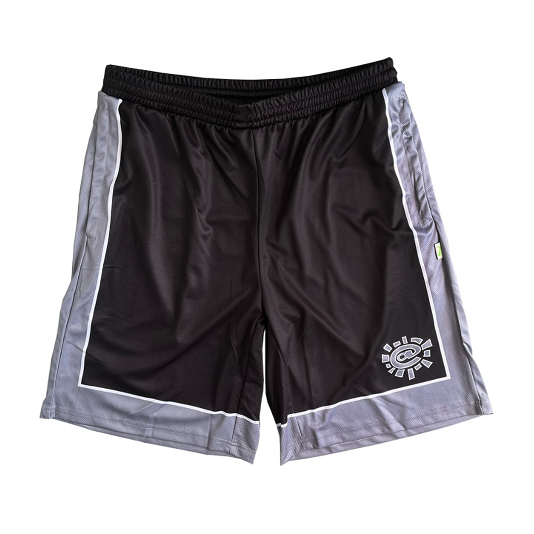 Silver basketball shorts shop