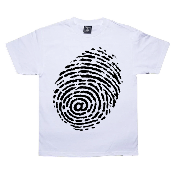 fingerprint tshirt - white