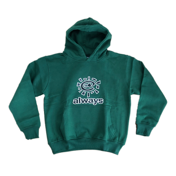 always logo hoodie - forrest green