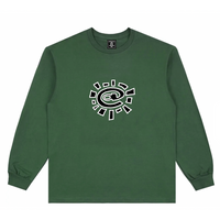 forrest green long sleeve @sun t-shirt