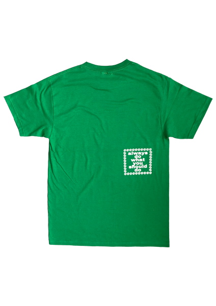 always oval green t-shirt – always do what you should do always oval green t-shirt – always do what you should do