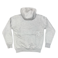 grey @sun embroidered hoodie