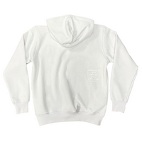 white @sun embroidered hoodie