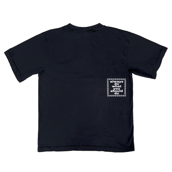 adwysd cohesive tshirt - black/blue – always do what you should do adwysd cohesive tshirt - black/blue – always do what you should do