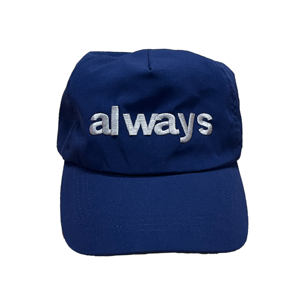always up nylon cap - navy