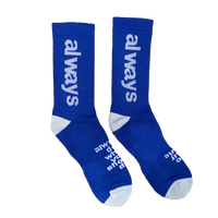 navy always sock