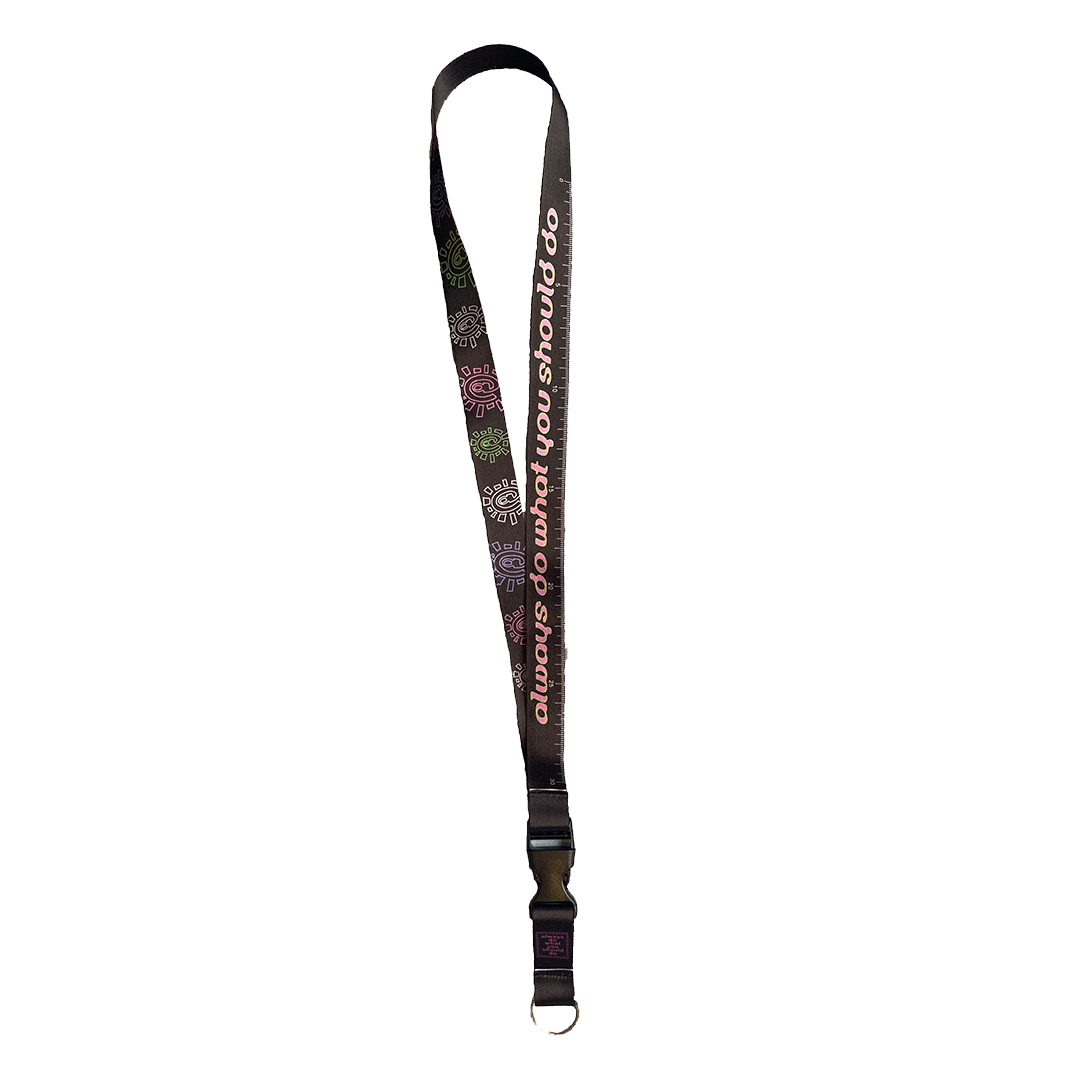 30cm ruler lanyard – always do what you should do