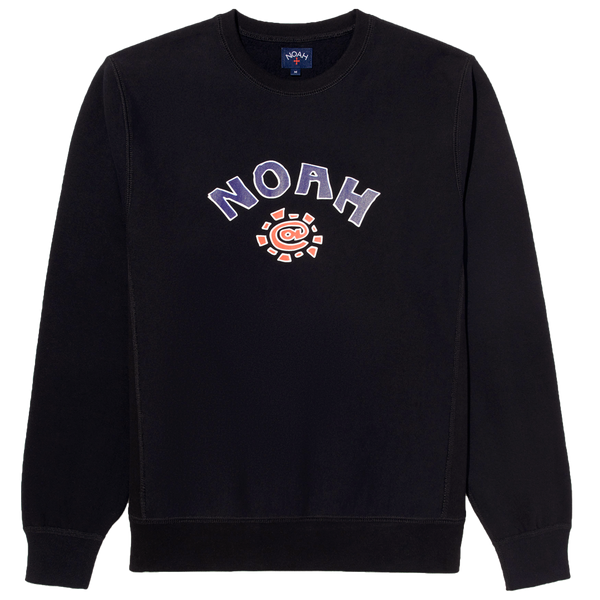 noah x adwysd - black crewneck – always do what you should do noah x adwysd - black crewneck – always do what you should do