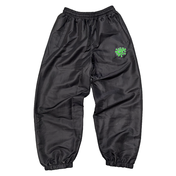 unisex slazzy trackpants - black