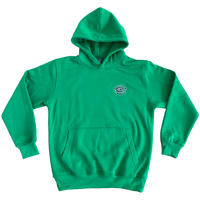 green small embroid @sun hoodie