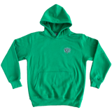 green small embroid @sun hoodie