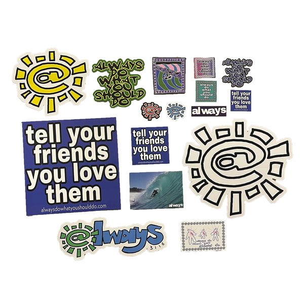 sticker pack – always do what you should do sticker pack – always do what you should do
