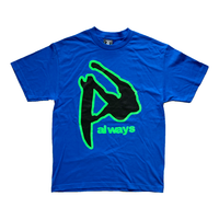 surf symbol tshirt - blue