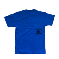 surf symbol tshirt - blue