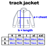 reversible track jacket - blue / grey
