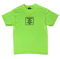 safety green always logo t-shirt
