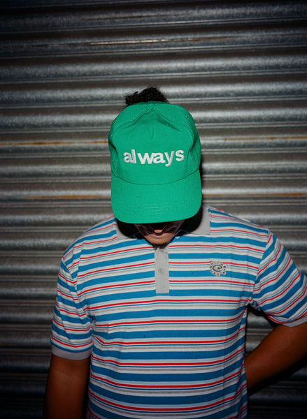 nylon always up cap - green – always do what you should do
